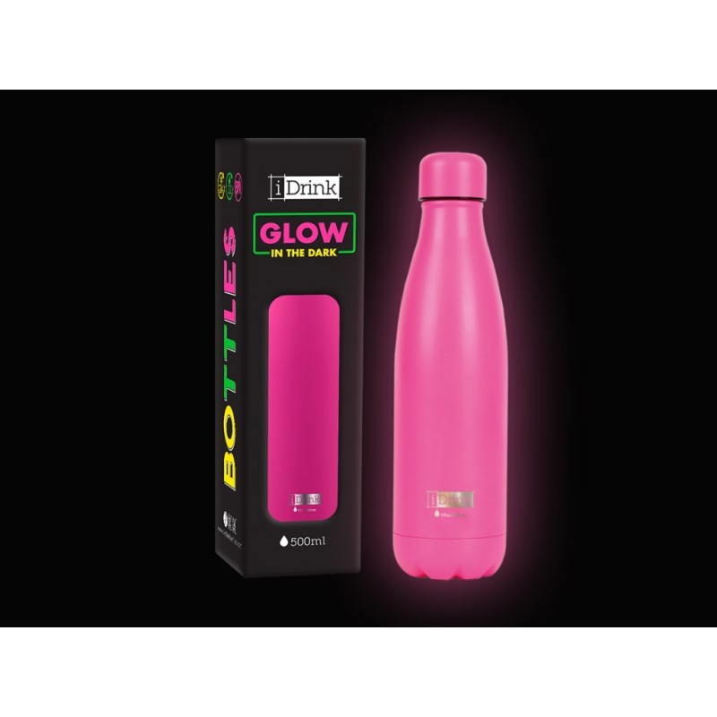 Botella Térmica 500 ml GLOW IN THE DARK rosa Botella Térmica 500 ml GLOW IN THE DARK rosa