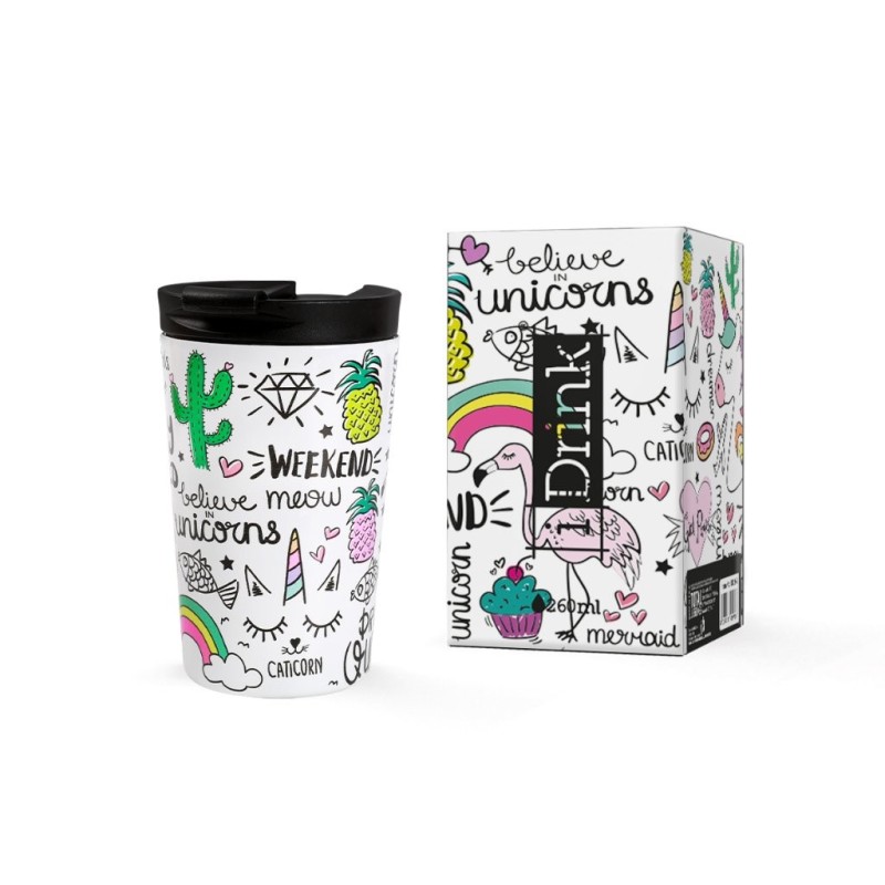 Taza de Viaje 260 ml UNICORN Taza de Viaje 260 ml UNICORN