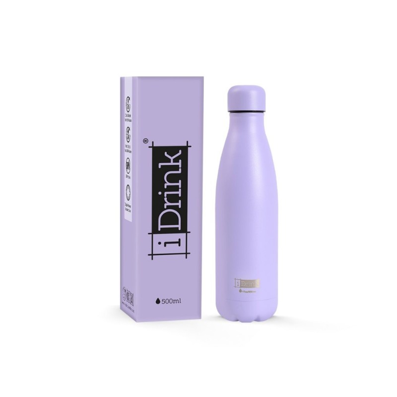 Botella Térmica 500 ml violeta pastel Botella Térmica 500 ml violeta pastel