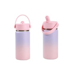 Botella Térmica 400 ml con asa sombreada lila/rosa Botella Térmica 400 ml con asa sombreada lila/rosa