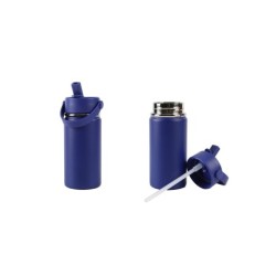 Botella Térmica 400 ml con asa azul oscuro Botella Térmica 400 ml con asa azul oscuro