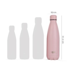 Botella Térmica 1000 ml rosa pastel