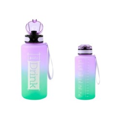 Botella Tritan 1500 ml violeta y Verde azulado Botella Tritan 1500 ml violeta y Verde azulado