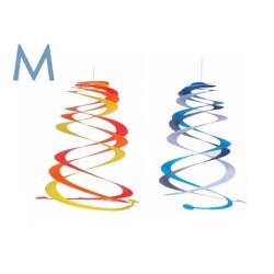 ESPIRALES PARA COLGAR SET 6 COLORES - MEDIANAS