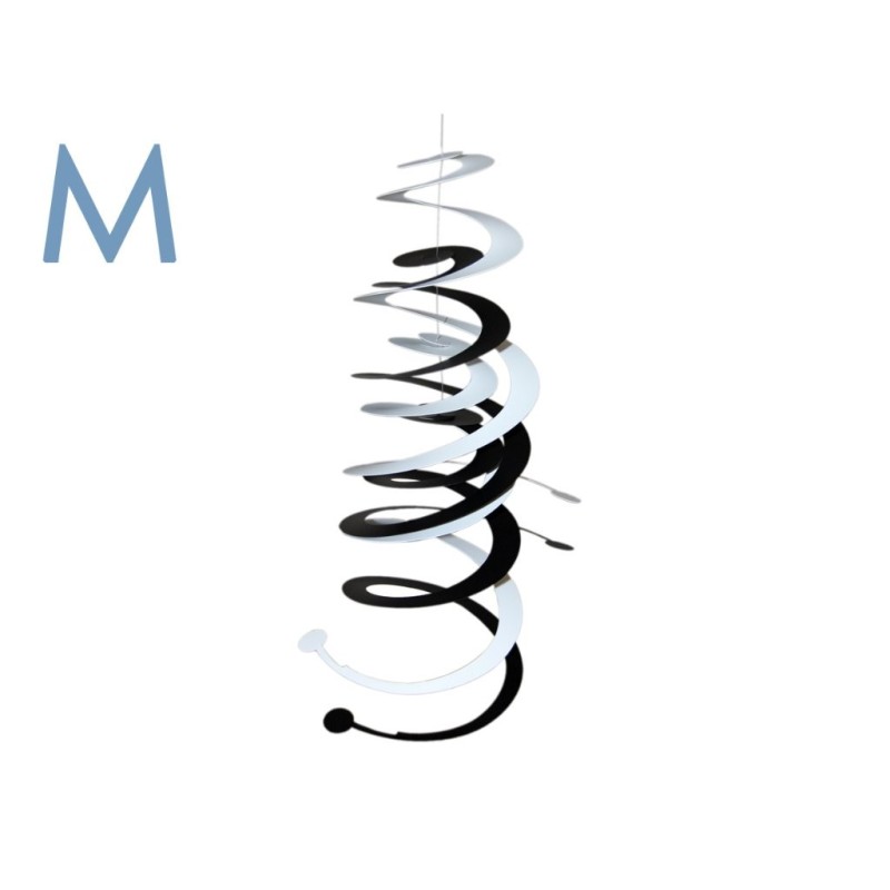 ESPIRALES PARA COLGAR SET 6 PZS MEDIANAS BLANCO YNEGRO ESPIRALES PARA COLGAR SET 6 PZS MEDIANAS BLANCO YNEGRO