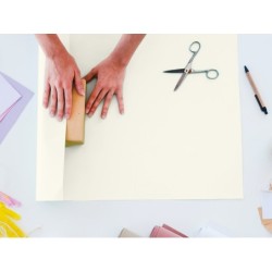 Papel de Regalo crema