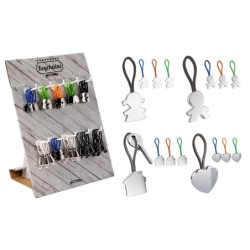 LLAVEROS EN METAL DISPLAY 40 PZ