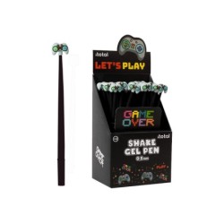 Bolígrafo flexible LET'S PLAY - expositor 24 uds