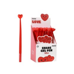 Bolígrafo flexible FOLLOW YOUR HEART - expositor 24 uds