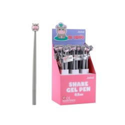 Boligrafo flexible HIPPO - expositor 24 uds