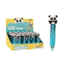 Mini Bolígrafo 4 en 1 PANDASTIC - expositor 36 uds