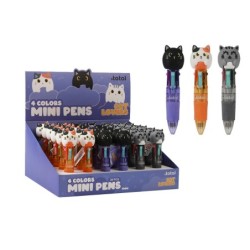 Mini Bolígrafo 4 en 1 CAT - expositor 36 uds