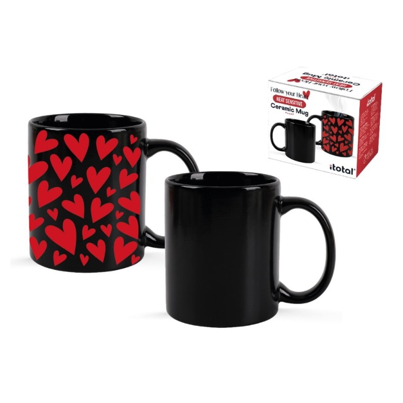 Taza que cambia de color FOLLOW YOUR HEART Taza que cambia de color FOLLOW YOUR HEART