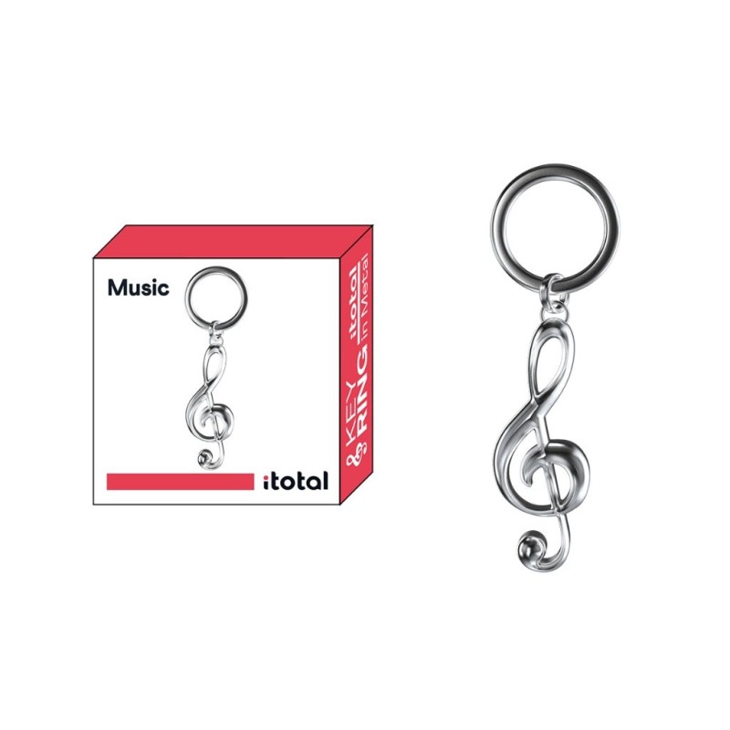 Llavero de metal Música Llavero de metal Música