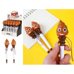 Bolígrafo Poo - expositor 24 uds