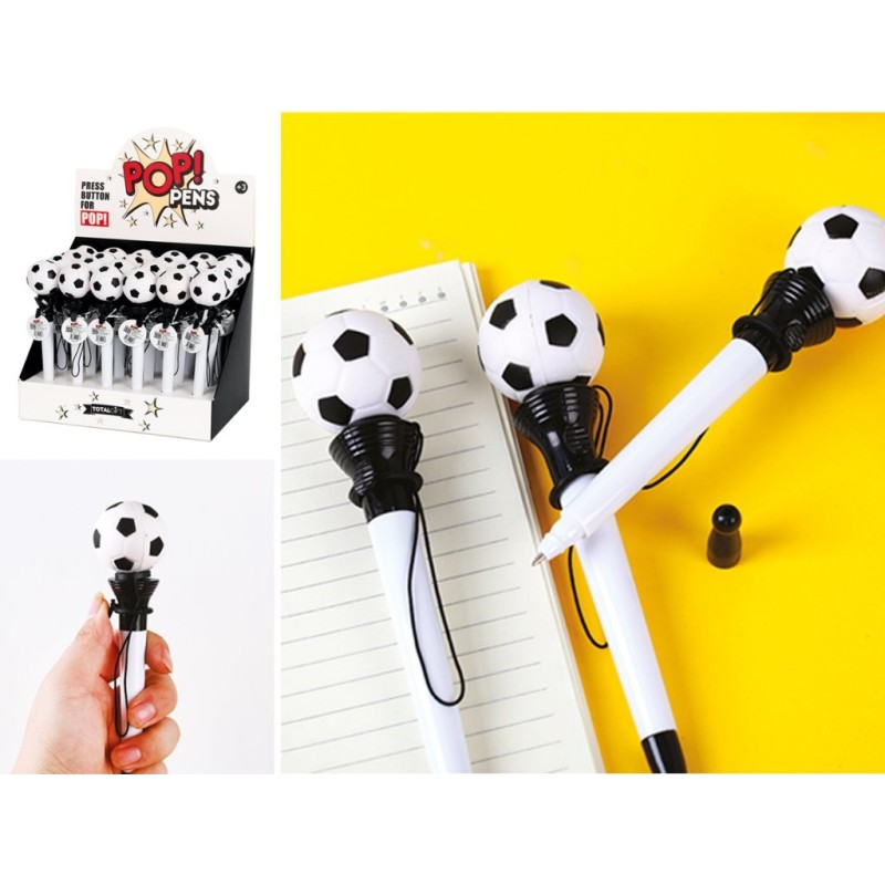 Bolígrafo Fútbol - expositor 24 uds Bolígrafo Fútbol - expositor 24 uds