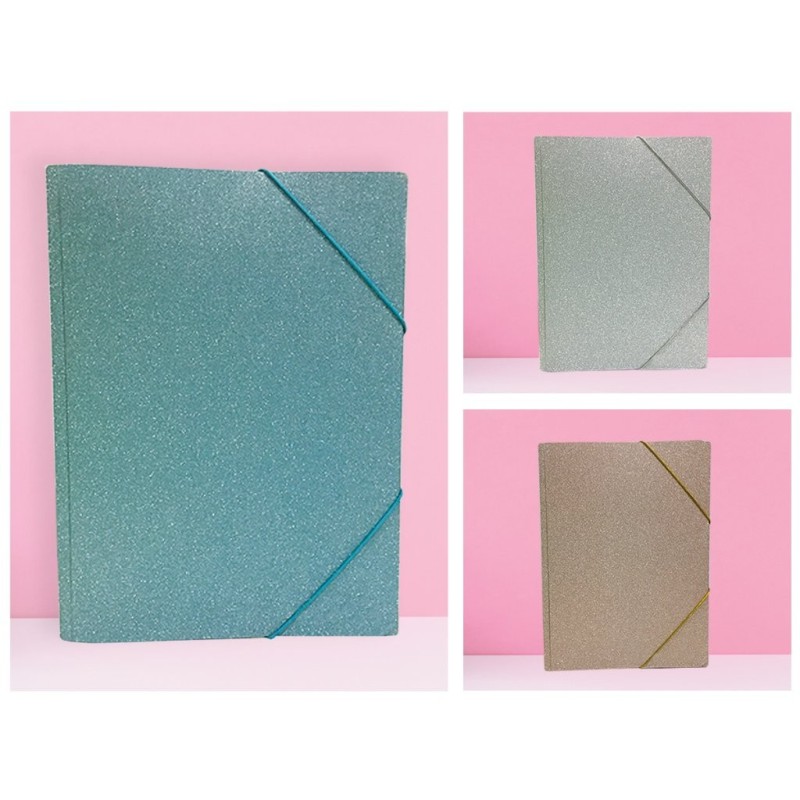 Carpeta porta documentos purpurina Carpeta porta documentos purpurina