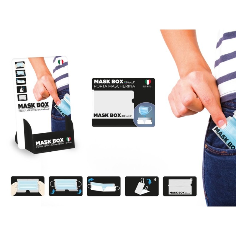 Porta mascherina in polipropilene Porta mascherina in polipropilene