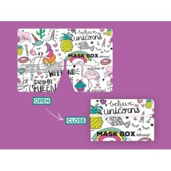 Porta-canetas de polipropileno Unicorn