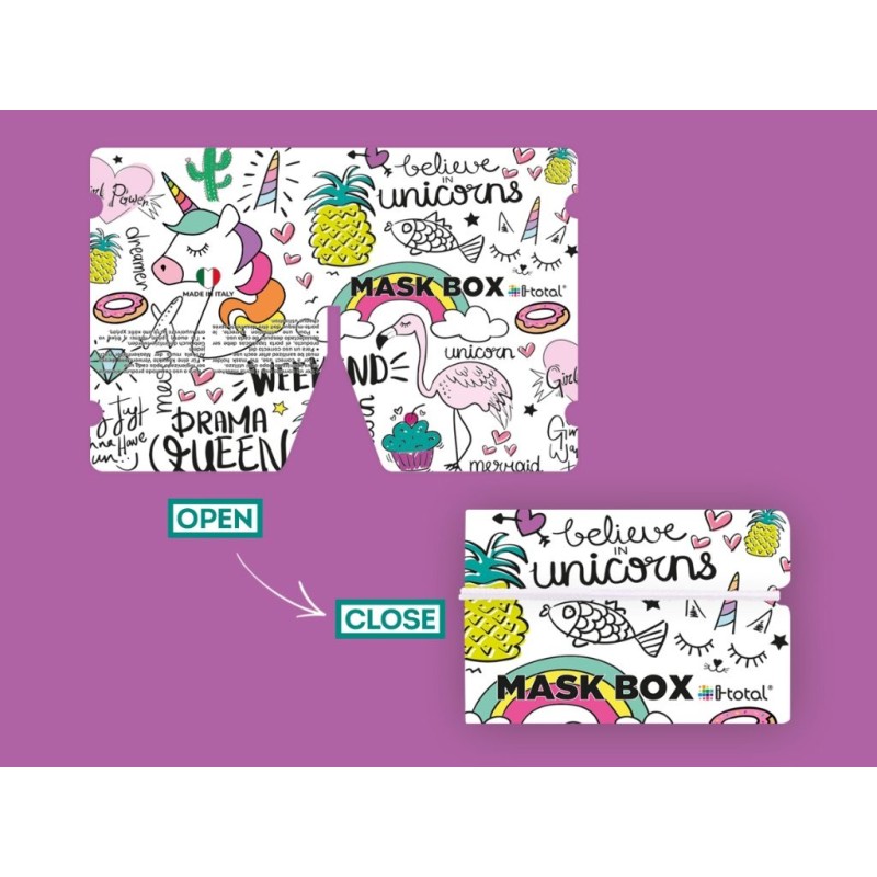 Porta-canetas de polipropileno Unicorn Porta-canetas de polipropileno Unicorn