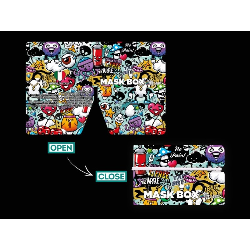 Porta-canetas de polipropileno Graffiti Porta-canetas de polipropileno Graffiti