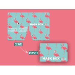 Porta-canetas de polipropileno Flamingo