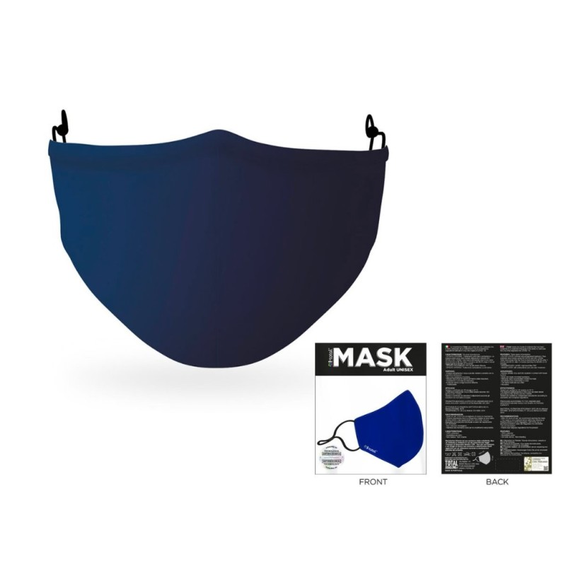 Máscara de cobertura de poliéster Azul Máscara de cobertura de poliéster Azul