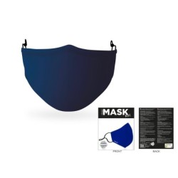 Máscara infantil de cobertura de poliéster Azul