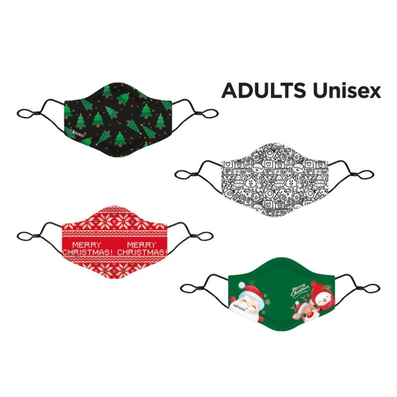 Mascherina copriviso in Poliestere Christmas Mascherina copriviso in Poliestere Christmas