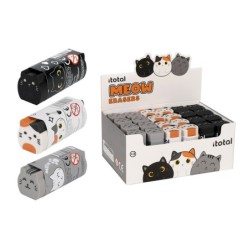 Goma de borrar en forma de gato CAT - expositor 24 uds