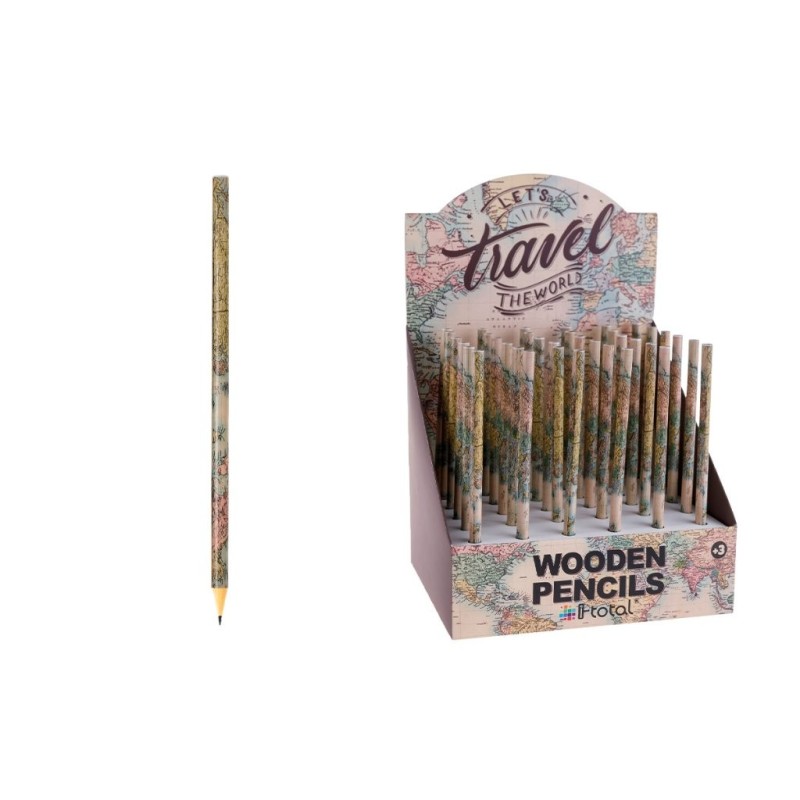 Lápiz OLD MAP - expositor 36 uds Lápiz OLD MAP - expositor 36 uds