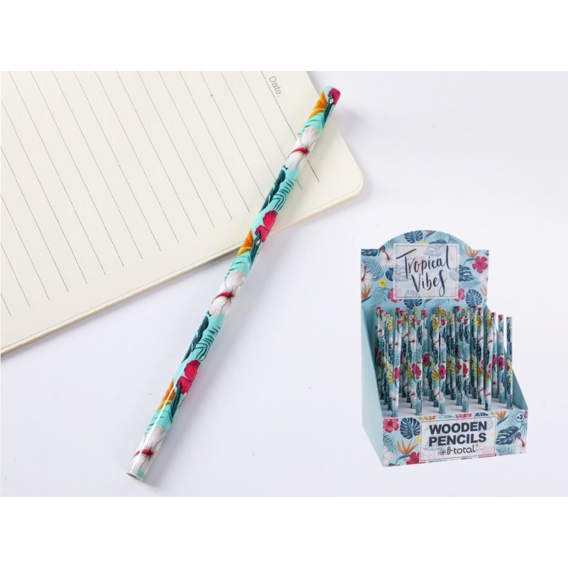 Lápiz TROPICAL VIBES - expositor 36 uds Lápiz TROPICAL VIBES - expositor 36 uds