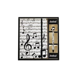 Cuaderno A5 + Bolígrafo MUSIC