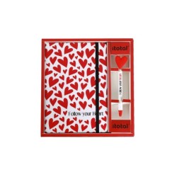 Cuaderno A5 + Bolígrafo FOLLOW YOUR HEART