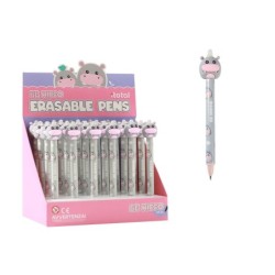 Bolígrafo Borrable 3D HIPPO - expositor 24 uds