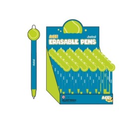 Bolígrafo Borrable 3D TENNIS - expositor 24 uds