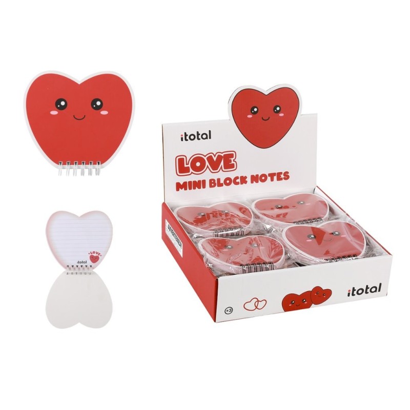 Bloc de Notas FOLLOW YOUR HEART - expositor 24 uds Bloc de Notas FOLLOW YOUR HEART - expositor 24 uds