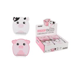 Bloc de Notas PIGGY & COW - expositor 24 uds
