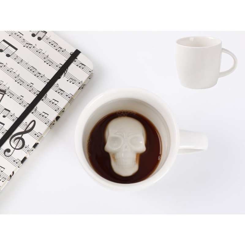 Taza de cerámica 3D Cráneo Taza de cerámica 3D Cráneo