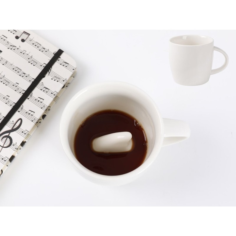 Taza de cerámica 3D Aleta Taza de cerámica 3D Aleta