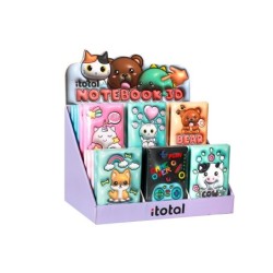 Libretas 3D surtidas - con expositor 30 uds