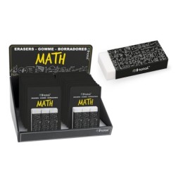 Goma de borrar MATH - expositor 18 uds