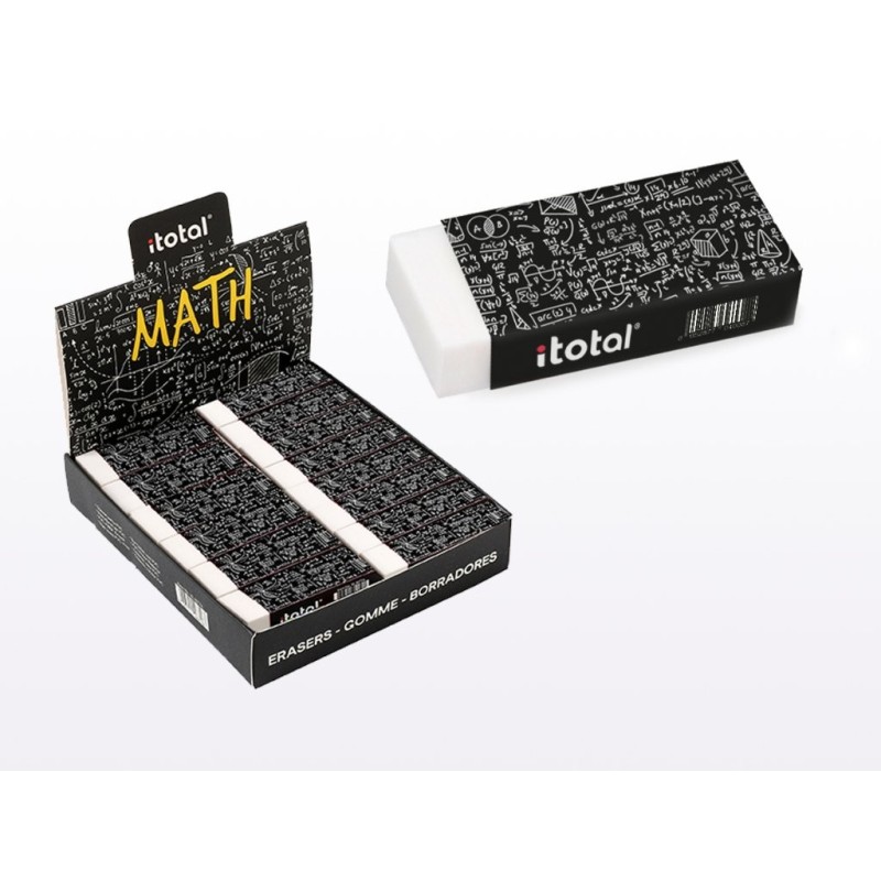 Goma de borrar MATH - expositor 24 uds Goma de borrar MATH - expositor 24 uds