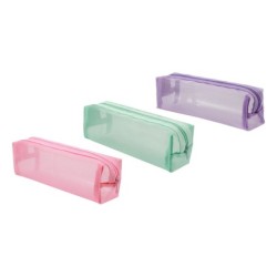 Estuches Mesh pastel surtidos