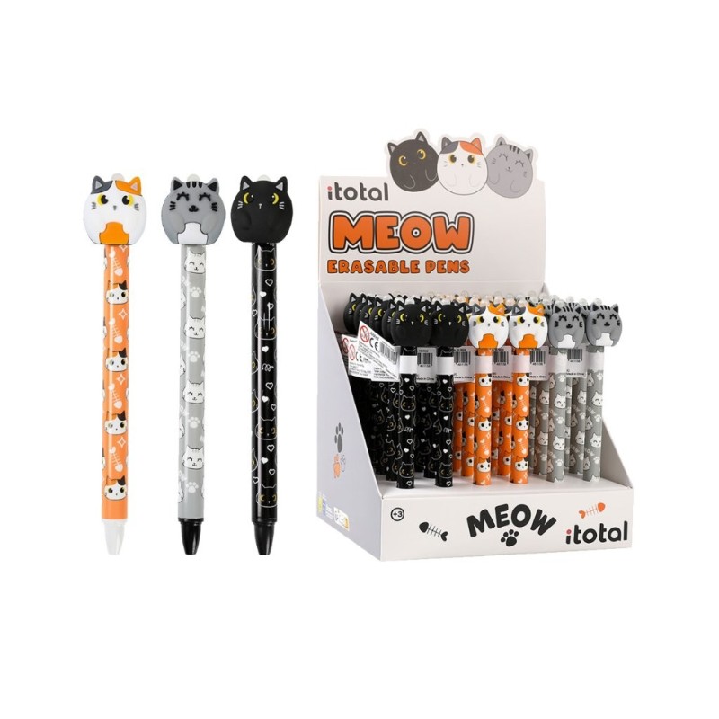 Bolígrafo Borrable CAT - expositor 36 uds Bolígrafo Borrable CAT - expositor 36 uds