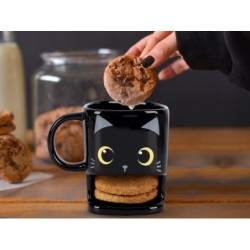 Taza Porta Galletas Gato