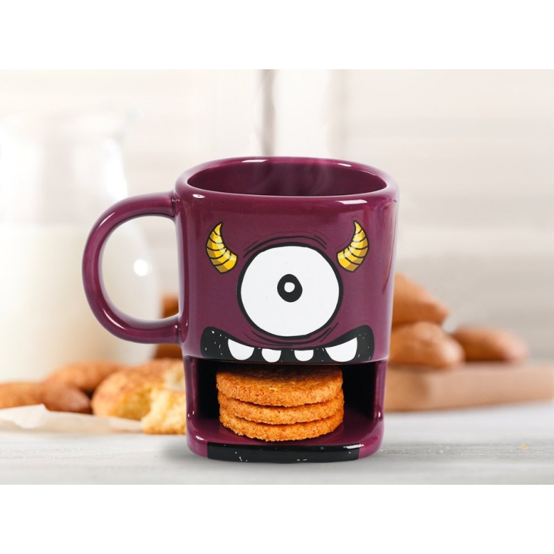 Taza Porta Galletas Monstruo Taza Porta Galletas Monstruo