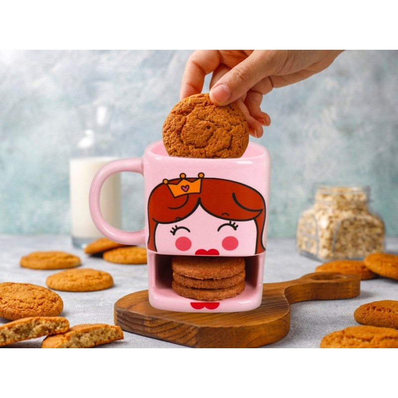Taza Porta Galletas Princesa Taza Porta Galletas Princesa