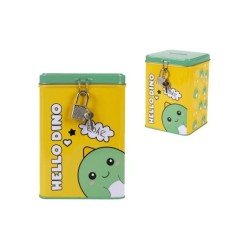 Hucha con Candado HELLO DINO