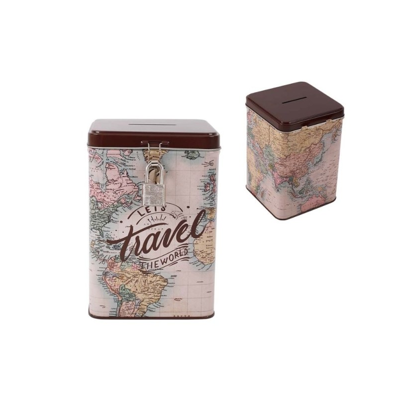 Hucha con Candado OLD MAP Hucha con Candado OLD MAP